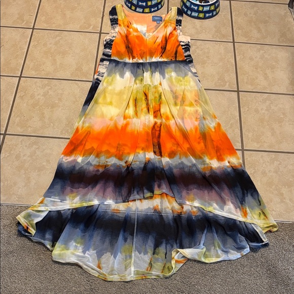 Simply Vera Vera Wang Dresses & Skirts - Vibrant Multicolor Sleeveless Maxi Dress